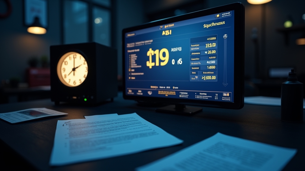 Auszahlungsstatus und Wartezeit in einer dunklen Casino-Szene