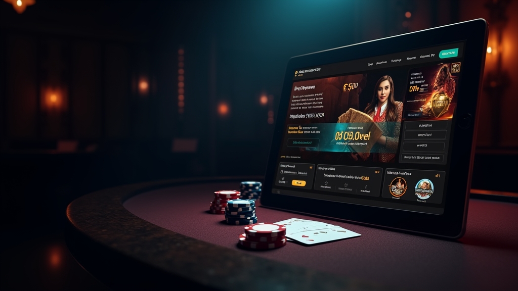 Casino-Accountbereich mit Bonusangebot für Bestandskunden