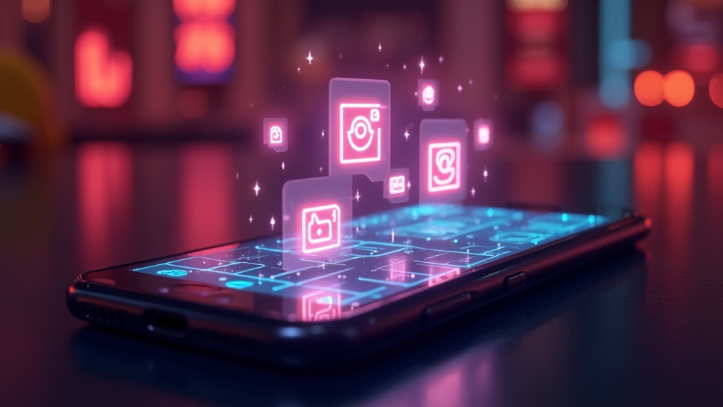 Handy mit Benachrichtigungen und mobilen Funktionen in Casino-Umgebung